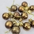 Bola De Natal Bronze Mix 2,5cm Para Árvore Kit 12pc - comprar online