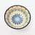 Bowl Azul E Branco Amarelo Floral 6x12cm Cerâmica - Inigual Decor