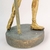 Bailarina Decorativa Dourada 20x12x7cm Cotovelo Na Barra - Inigual Decor