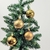 Bola De Natal Bronze Decorada 6cm Para Árvore Kit 9pc - Inigual Decor