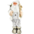 Papai Noel Branco Decorativo 68x25x20cm Boneco De Natal