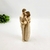 Estátua Família Casal Com Bebê Nude 25x7x5cm Enfeite na internet