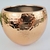 Vaso Cobre Martelado 13x13cm Cachepot Cerâmica - Inigual Decor