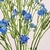 Mosquitinho Azul Buquê 35x15cm Planta Artificial - Inigual Decor