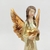 Anjo Coração Dourado Cobre Estátua Decorativa 19x7x4cm - Inigual Decor