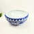 Vaso Azul E Branco 18x40cm Porcelana Decoração Cachepot - Inigual Decor