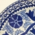 Prato Decorativo Azul E Branco 33x31cm Porcelana na internet