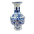 Vaso Decorativo Azul E Branco 28x16cmcm Floral Toquio