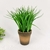 Capim Verde Com Vaso 20x19cm Folhagem Planta Artificial - comprar online