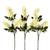 Flor Artificial Astilbe Creme 87x10cm Planta Artificial 3pc