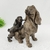 Escultura Decorativa Cachorro E Filhote Marrom 24x23x14cm - comprar online