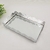 Bandeja Decorativa Retangular Prata Espelho 21x12cm Rendada na internet