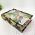 Caixa Livro Decorativa Tropical Verde Espelhada 31x21x7cm - Inigual Decor