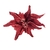 Poinsettia Vinho Aveludada 50x22cm Bico De Papagaio Natal