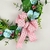Guirlanda De Orquídea Azul E Rosa 63x61x10cm Exclusivo na internet