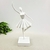 Escultura Bailarina Branca 28x12x7cm Decorativa - comprar online