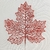 Folha De Maple Vermelha Decoração Natal Luxo 38x22cm Haste - loja online