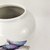 Imagem do Vaso Decorativo de Porcelana 31x17cm Branco com Roxo