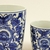 Vaso Azul E Branco 15/10cm Flores E Borboletas Porcelana 2pc na internet