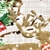 Imagem do Capa de Almofada Bege Árvore 45cm Decoração De Natal