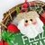 Guirlanda de Natal Papai Noel Boneco Placa Feliz Natal Perninhas 40x25cm - loja online