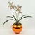 Orquídea Roxa Trichoglottis 45x39cm Planta Artificial - Inigual Decor