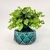 Vaso Decorativo Verde Esmeralda 14x16x16cm P - loja online