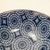 Bowl Azul E Branco Abstrato 6x12cm Cerâmica - loja online
