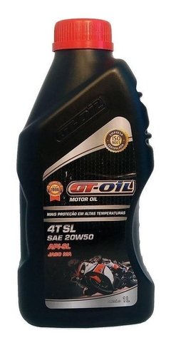 Oleo Motor Gt Oil 4t Sl 20w50 Moto