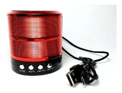 Caixa De Som Vermelha Bluetooth Inova Mini Alto Falante - comprar online