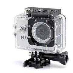 Câmera Sports Cam Hd 720p Waterproof 30 m Prata