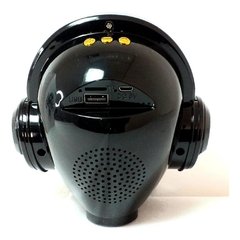 Caixinha De Som Caveira Speaker Skull Black - Moto Nelson