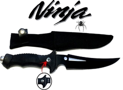 Faca Ninja Tática Sobrevivência Viúva Negra com Bússola - comprar online