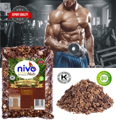 Granola com Chocolate Nivo Nuts Qualidade Exportação de Cereais, Passas e Chocolate 500g