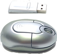 Mouse Bluetooth Sem Fio 2.0 1000 DPI 27 MHz Compatível Mac e PC Plug e Play na internet