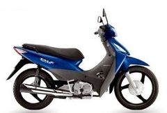 Protetor De Garfo (par) Honda Biz 100 Azul - loja online