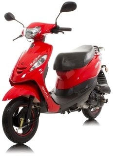 Carenagem Traseira Superior Direita Vermelha Scooter Bull Spirit SE - comprar online