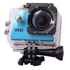 Câmera Sports Cam Hd 720p Waterproof 30 m Azul