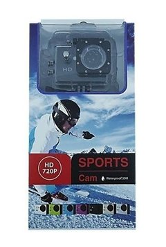 Câmera Sports Cam Hd 720p Waterproof 30 m Preta na internet