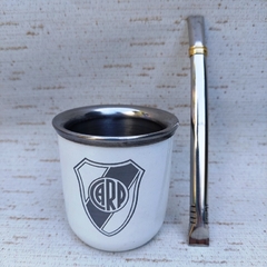 SM76 / Set De Mate River Plate de Acero