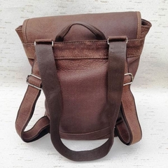 BM10 - Mochilla / Morral Matera de CUERO con Porta Notebook - tienda online