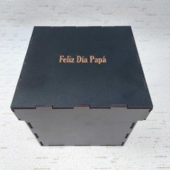 OF35 - Set de Mate Premium algarrobo y alpaca en Caja personalizada - Tienda Matera