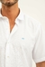 Camisa Entallada Mangas Cortas - Blanco - comprar online