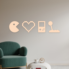 Wood Wall Art - Combo Gamer en internet