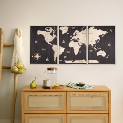 Wall Art 3D - Mapa Mundi XL - Madly Store