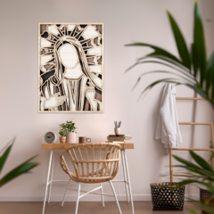 Imagen de Wall Art 3D - Virgen María #2 { Mediterraneo }