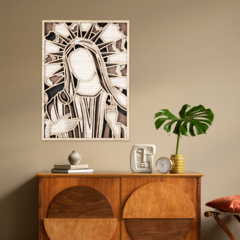 Wall Art 3D - Virgen María #2 { Mediterraneo } - tienda online