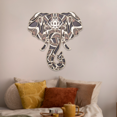 Wall Art 3D - Elefante { Mediterráneo } - Madly Store