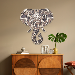 Wall Art 3D - Elefante { Mediterráneo }