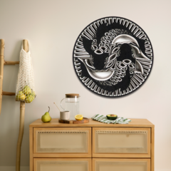 Wall Art 3D - Pez Koi { Indico } - Madly Store